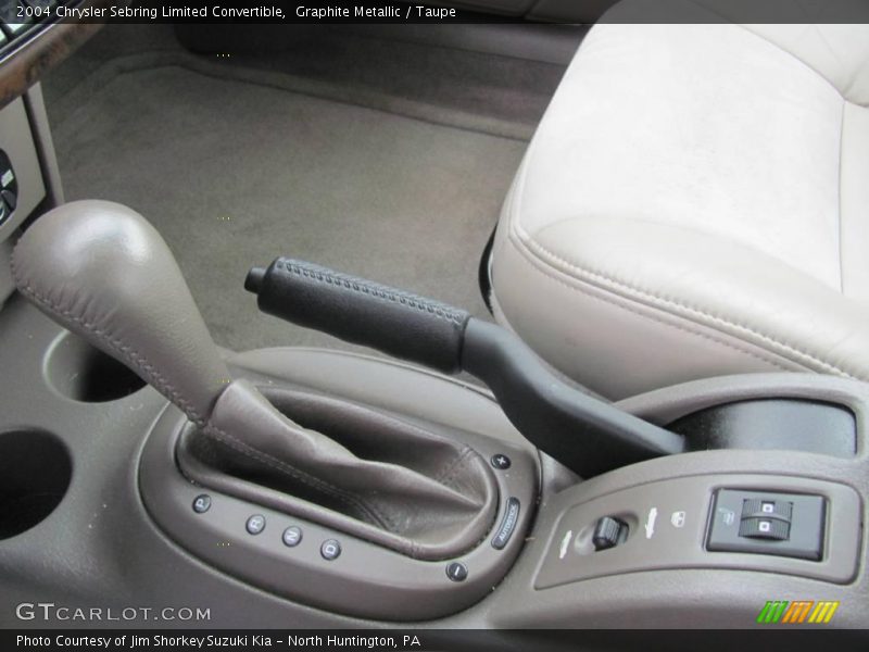 Graphite Metallic / Taupe 2004 Chrysler Sebring Limited Convertible