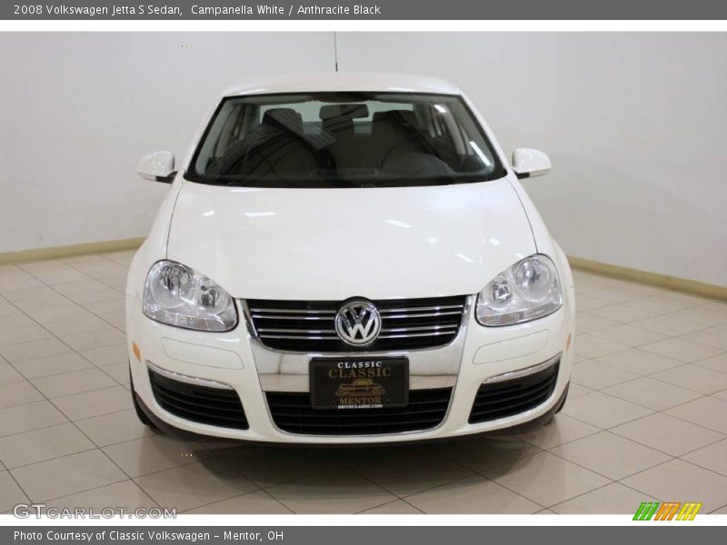 Campanella White / Anthracite Black 2008 Volkswagen Jetta S Sedan