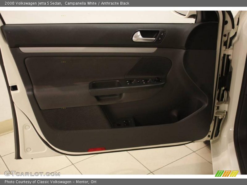 Campanella White / Anthracite Black 2008 Volkswagen Jetta S Sedan