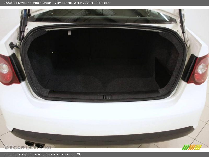Campanella White / Anthracite Black 2008 Volkswagen Jetta S Sedan