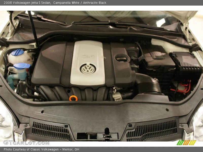 Campanella White / Anthracite Black 2008 Volkswagen Jetta S Sedan