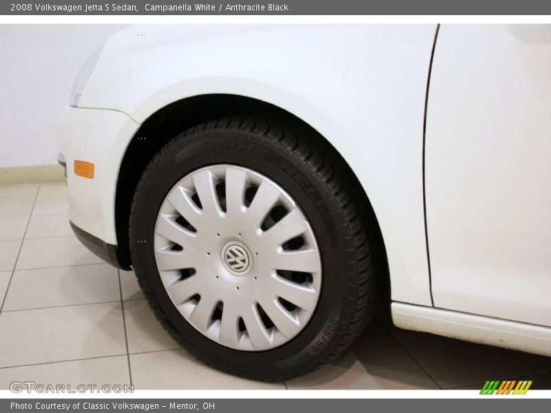 Campanella White / Anthracite Black 2008 Volkswagen Jetta S Sedan