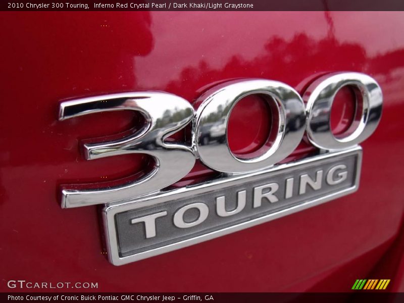 Inferno Red Crystal Pearl / Dark Khaki/Light Graystone 2010 Chrysler 300 Touring