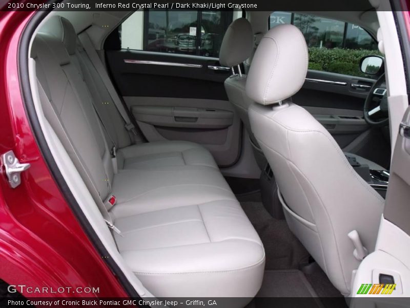 Inferno Red Crystal Pearl / Dark Khaki/Light Graystone 2010 Chrysler 300 Touring