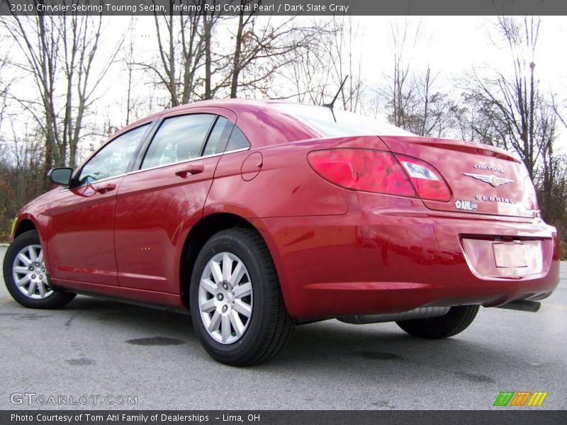 Inferno Red Crystal Pearl / Dark Slate Gray 2010 Chrysler Sebring Touring Sedan