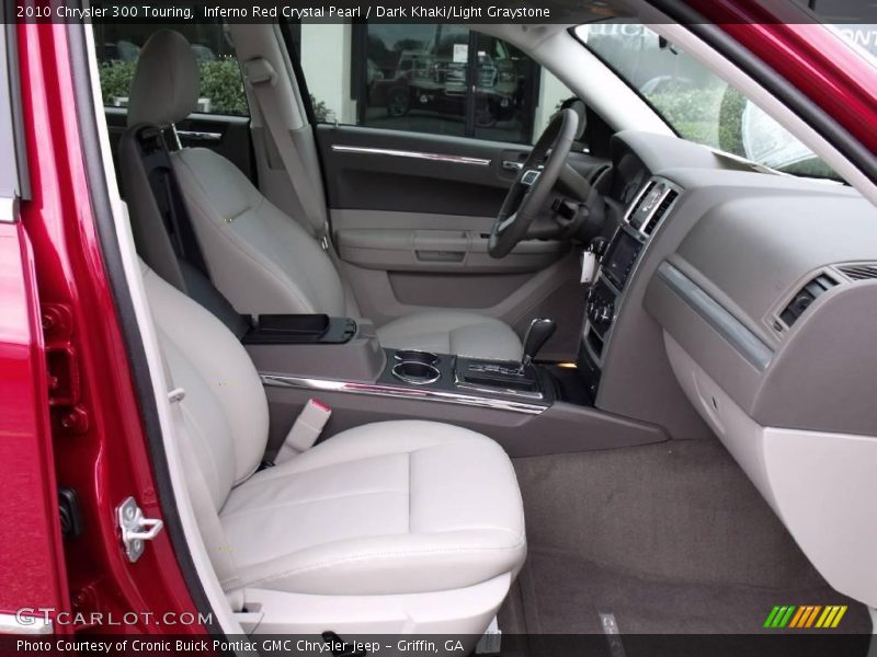 Inferno Red Crystal Pearl / Dark Khaki/Light Graystone 2010 Chrysler 300 Touring