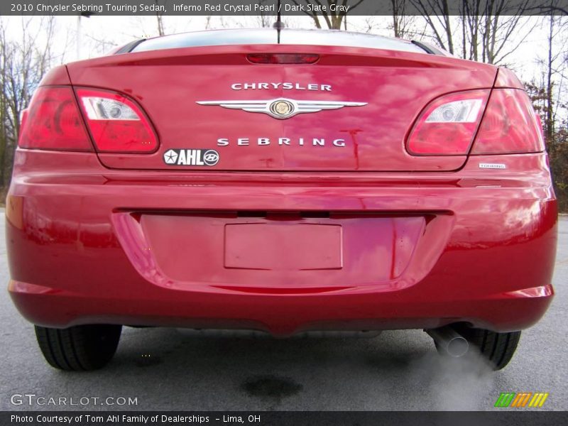 Inferno Red Crystal Pearl / Dark Slate Gray 2010 Chrysler Sebring Touring Sedan