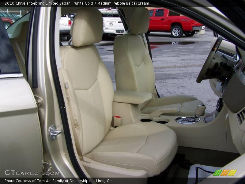 White Gold / Medium Pebble Beige/Cream 2010 Chrysler Sebring Limited Sedan