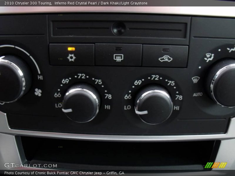 Inferno Red Crystal Pearl / Dark Khaki/Light Graystone 2010 Chrysler 300 Touring