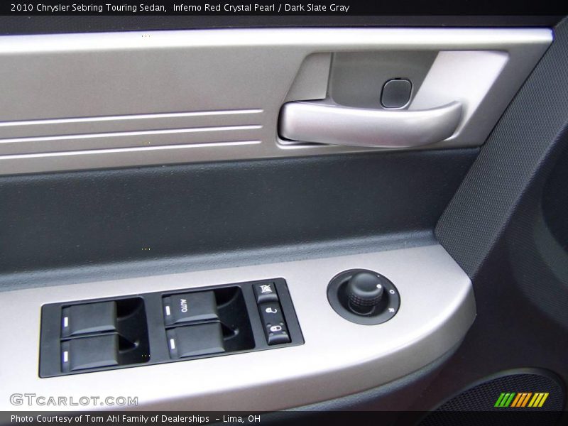 Inferno Red Crystal Pearl / Dark Slate Gray 2010 Chrysler Sebring Touring Sedan