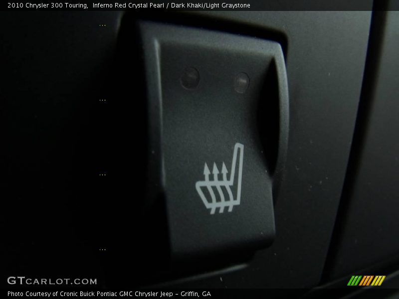 Inferno Red Crystal Pearl / Dark Khaki/Light Graystone 2010 Chrysler 300 Touring