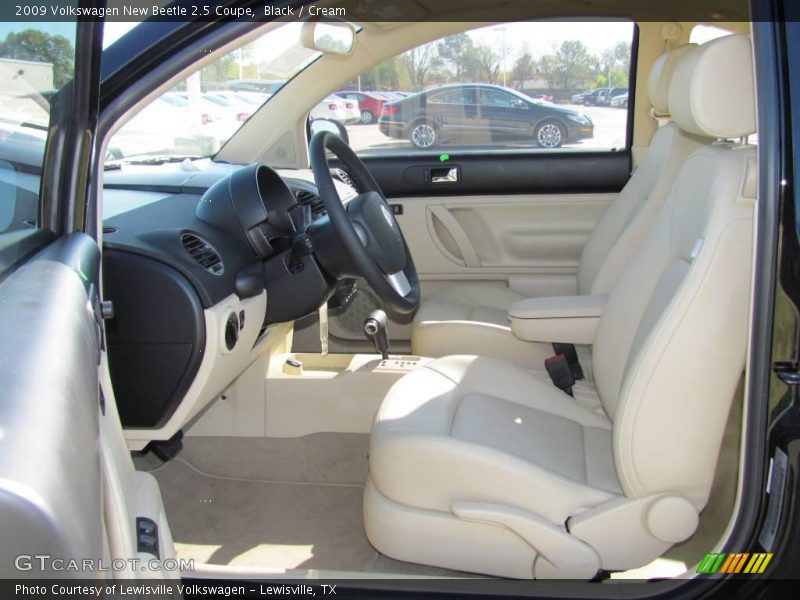 Black / Cream 2009 Volkswagen New Beetle 2.5 Coupe