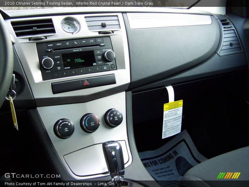 Inferno Red Crystal Pearl / Dark Slate Gray 2010 Chrysler Sebring Touring Sedan
