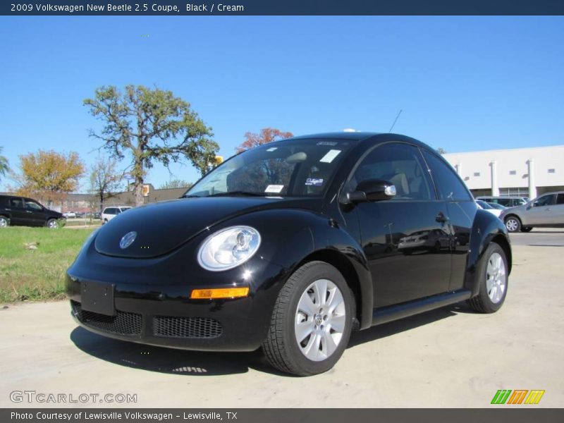 Black / Cream 2009 Volkswagen New Beetle 2.5 Coupe