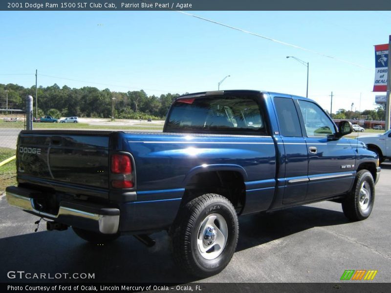 Patriot Blue Pearl / Agate 2001 Dodge Ram 1500 SLT Club Cab