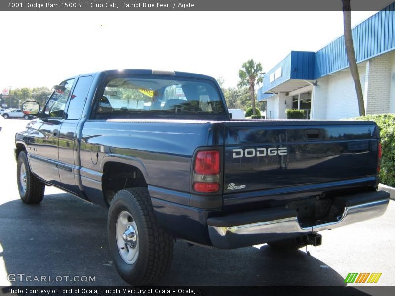 Patriot Blue Pearl / Agate 2001 Dodge Ram 1500 SLT Club Cab