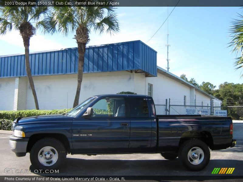Patriot Blue Pearl / Agate 2001 Dodge Ram 1500 SLT Club Cab