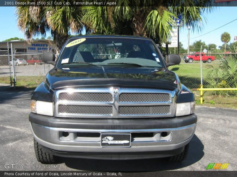 Patriot Blue Pearl / Agate 2001 Dodge Ram 1500 SLT Club Cab