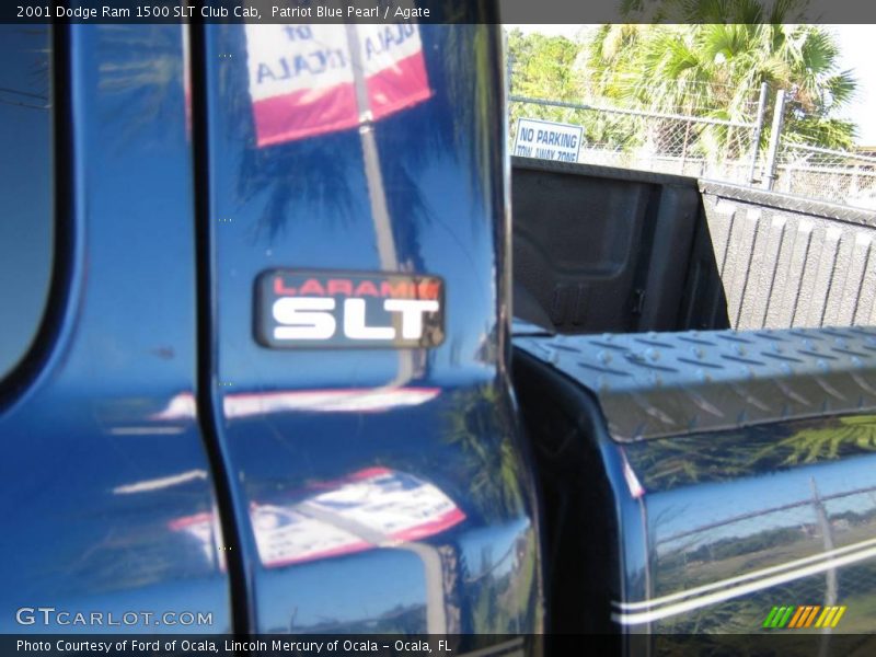 Patriot Blue Pearl / Agate 2001 Dodge Ram 1500 SLT Club Cab