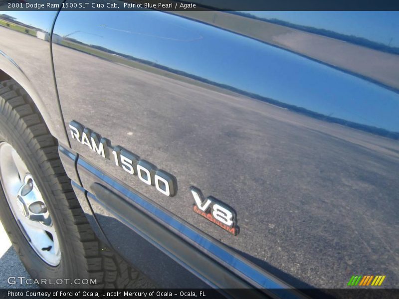 Patriot Blue Pearl / Agate 2001 Dodge Ram 1500 SLT Club Cab