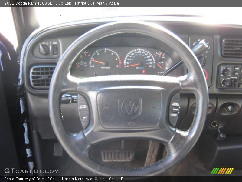 Patriot Blue Pearl / Agate 2001 Dodge Ram 1500 SLT Club Cab