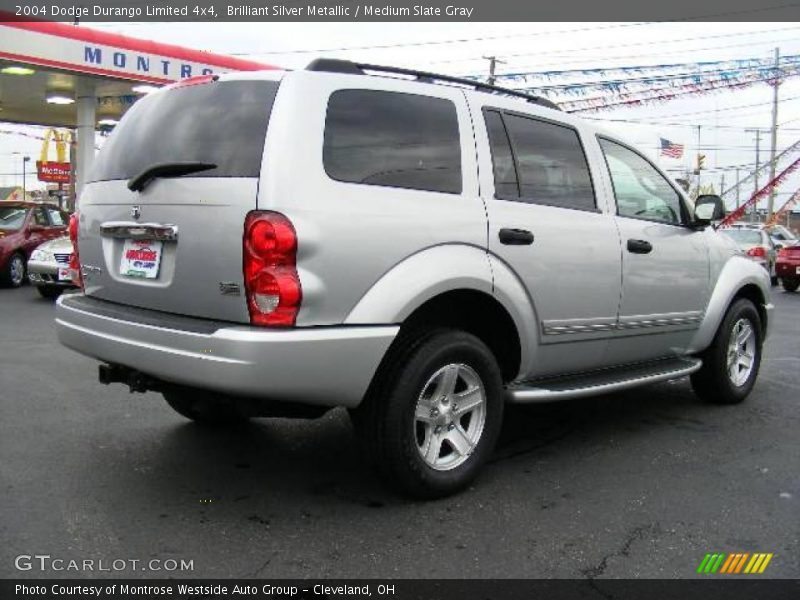 Brilliant Silver Metallic / Medium Slate Gray 2004 Dodge Durango Limited 4x4