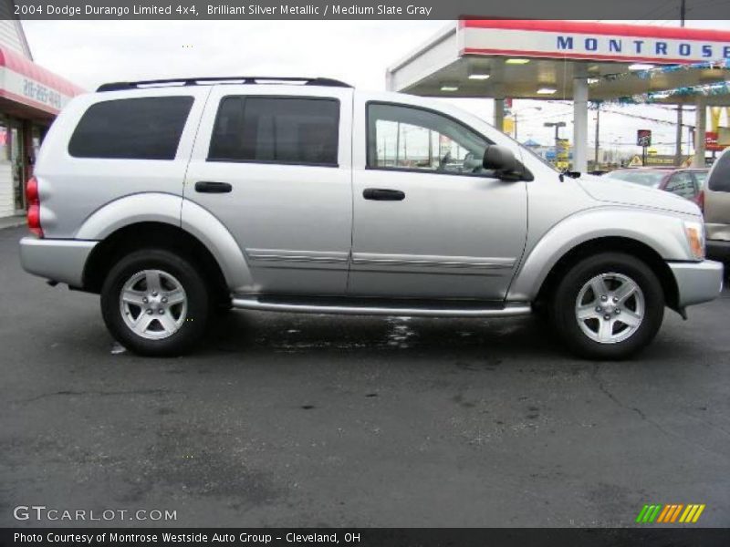 Brilliant Silver Metallic / Medium Slate Gray 2004 Dodge Durango Limited 4x4