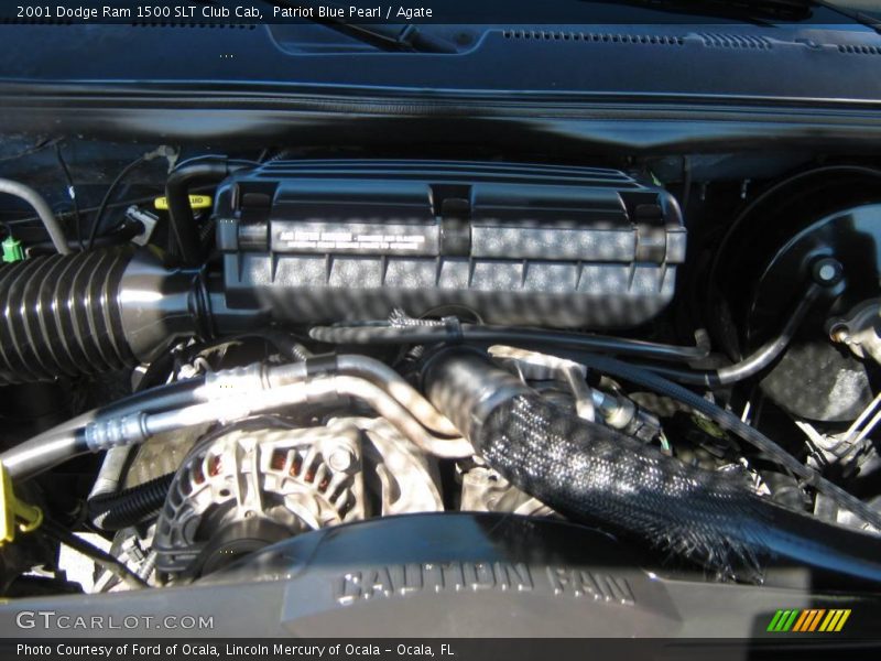 Patriot Blue Pearl / Agate 2001 Dodge Ram 1500 SLT Club Cab