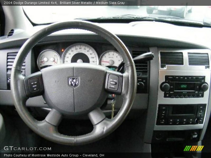 Brilliant Silver Metallic / Medium Slate Gray 2004 Dodge Durango Limited 4x4