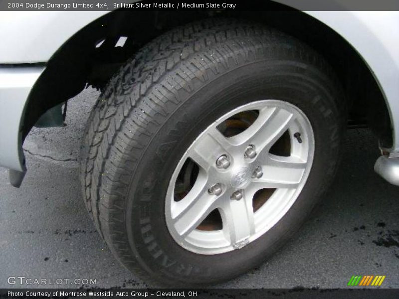 Brilliant Silver Metallic / Medium Slate Gray 2004 Dodge Durango Limited 4x4