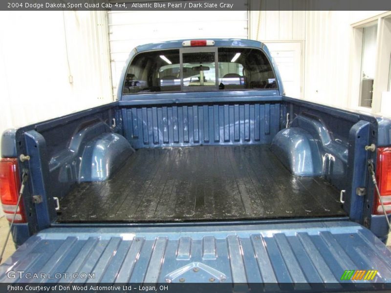 Atlantic Blue Pearl / Dark Slate Gray 2004 Dodge Dakota Sport Quad Cab 4x4
