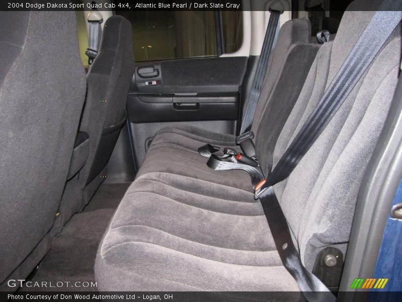 Atlantic Blue Pearl / Dark Slate Gray 2004 Dodge Dakota Sport Quad Cab 4x4