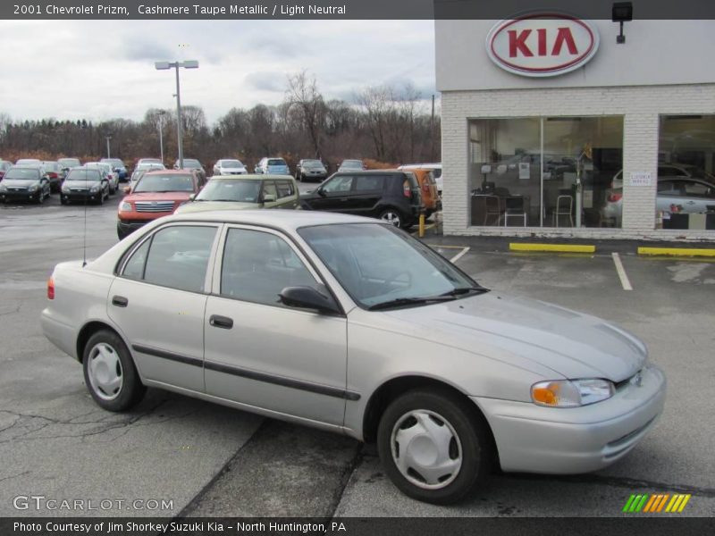 Cashmere Taupe Metallic / Light Neutral 2001 Chevrolet Prizm