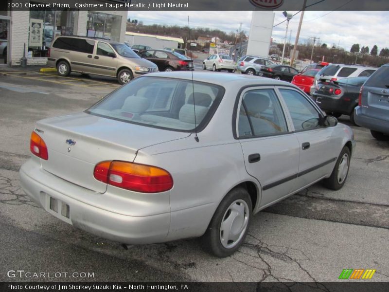Cashmere Taupe Metallic / Light Neutral 2001 Chevrolet Prizm
