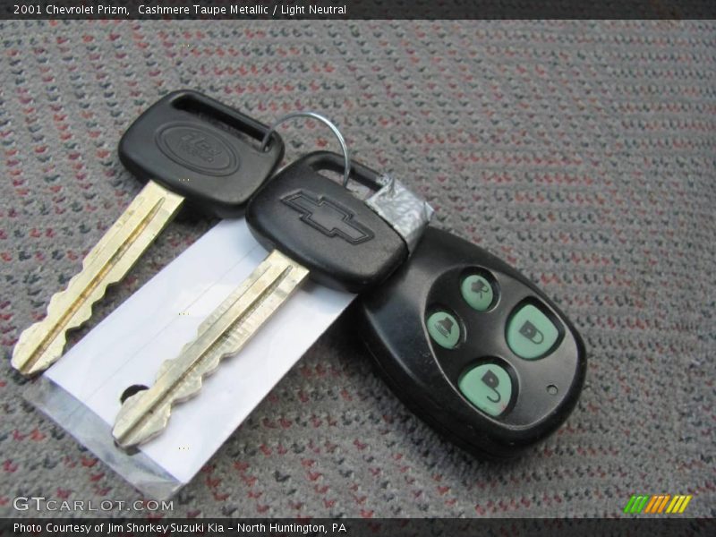 Cashmere Taupe Metallic / Light Neutral 2001 Chevrolet Prizm