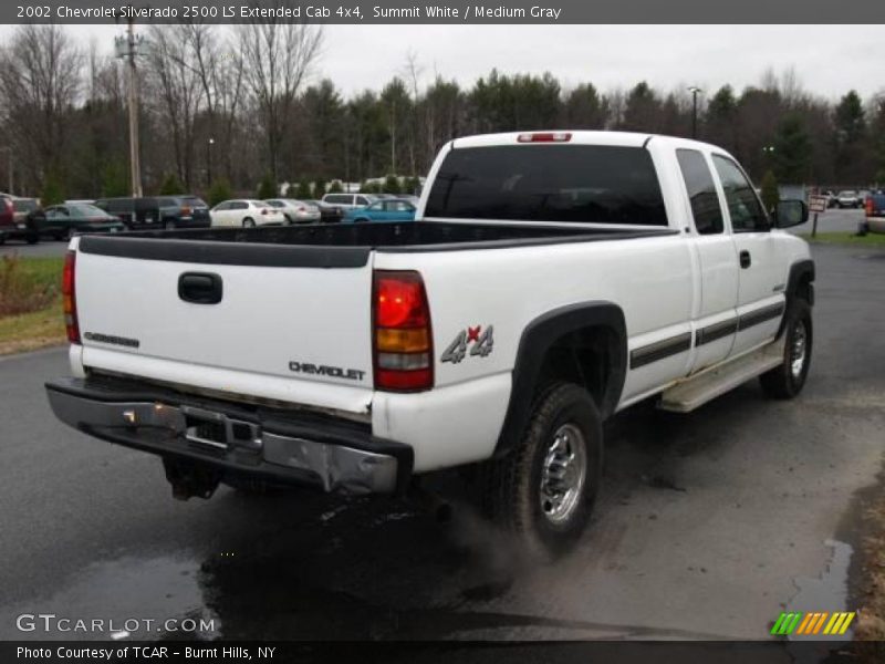 Summit White / Medium Gray 2002 Chevrolet Silverado 2500 LS Extended Cab 4x4
