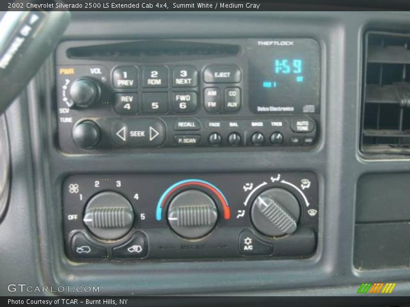 Summit White / Medium Gray 2002 Chevrolet Silverado 2500 LS Extended Cab 4x4