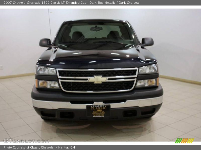 Dark Blue Metallic / Dark Charcoal 2007 Chevrolet Silverado 1500 Classic LT Extended Cab