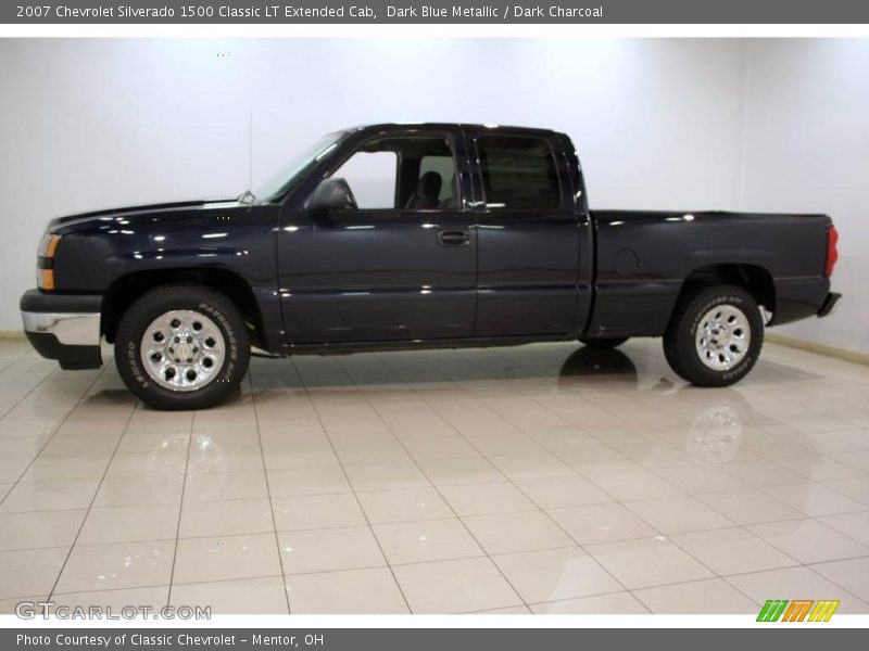 Dark Blue Metallic / Dark Charcoal 2007 Chevrolet Silverado 1500 Classic LT Extended Cab