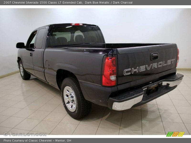 Dark Blue Metallic / Dark Charcoal 2007 Chevrolet Silverado 1500 Classic LT Extended Cab