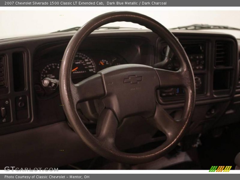 Dark Blue Metallic / Dark Charcoal 2007 Chevrolet Silverado 1500 Classic LT Extended Cab