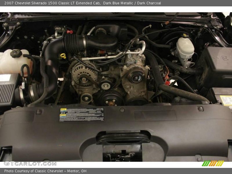 Dark Blue Metallic / Dark Charcoal 2007 Chevrolet Silverado 1500 Classic LT Extended Cab