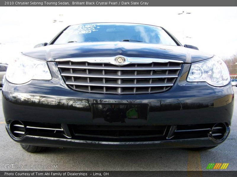 Brilliant Black Crystal Pearl / Dark Slate Gray 2010 Chrysler Sebring Touring Sedan