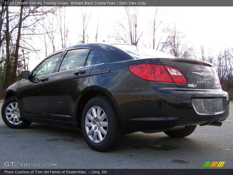 Brilliant Black Crystal Pearl / Dark Slate Gray 2010 Chrysler Sebring Touring Sedan