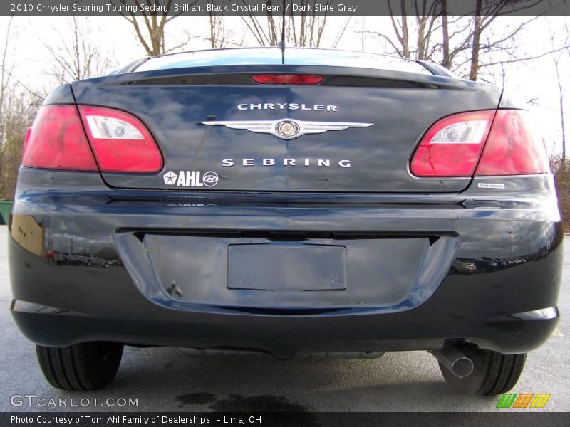 Brilliant Black Crystal Pearl / Dark Slate Gray 2010 Chrysler Sebring Touring Sedan