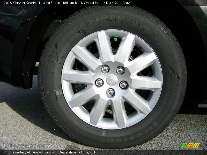 Brilliant Black Crystal Pearl / Dark Slate Gray 2010 Chrysler Sebring Touring Sedan