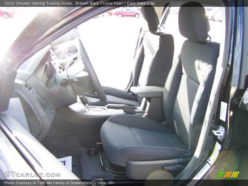 Brilliant Black Crystal Pearl / Dark Slate Gray 2010 Chrysler Sebring Touring Sedan