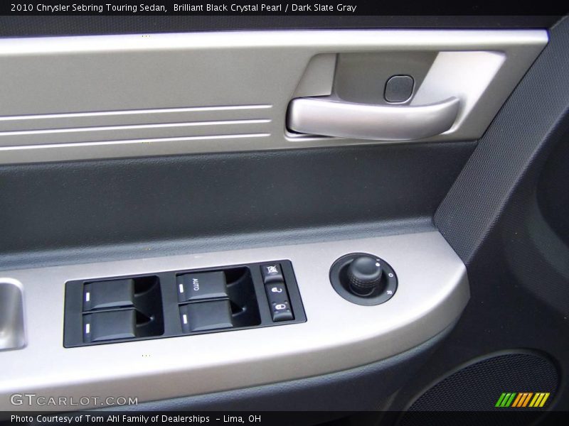 Brilliant Black Crystal Pearl / Dark Slate Gray 2010 Chrysler Sebring Touring Sedan