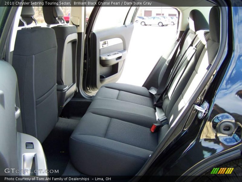 Brilliant Black Crystal Pearl / Dark Slate Gray 2010 Chrysler Sebring Touring Sedan