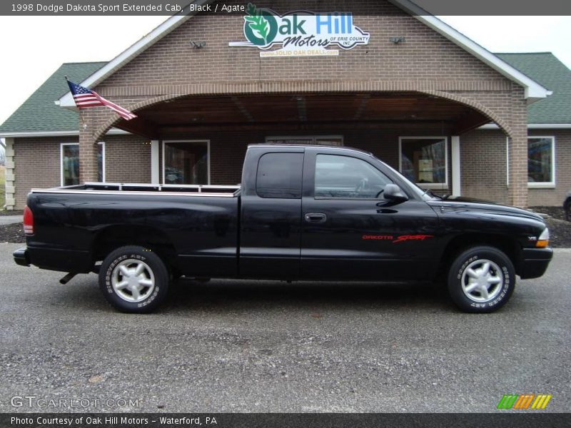 Black / Agate 1998 Dodge Dakota Sport Extended Cab